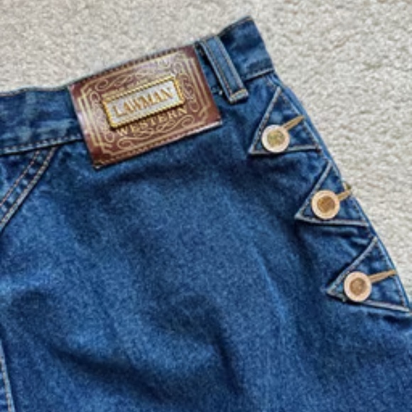 Vintage Lawman western bareback jeans - Picture 2 of 6